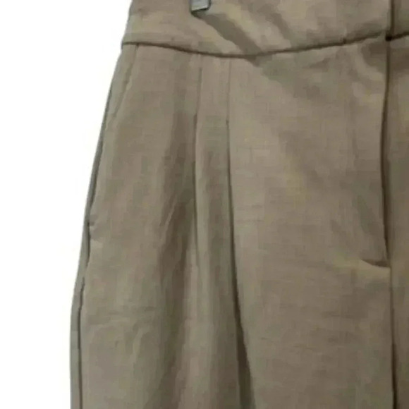 NEW House Of Harlow 1960 Tan Wide Leg Trousers‎ Pants Women’ s Sz 12 NWT - Picture 9 of 12